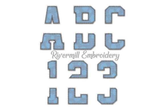 4 Split Varsity Zig Zag Embroidery Font: A Designer's Hands-On Review