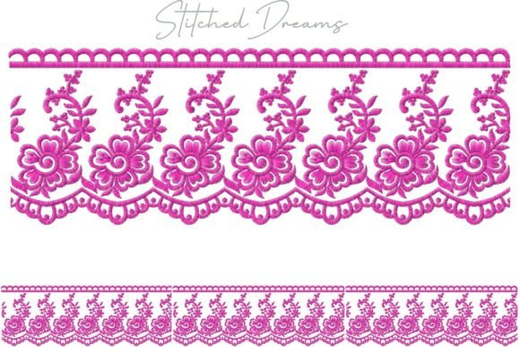 A Designer’s Review of Floral Borders Embroidery Pack