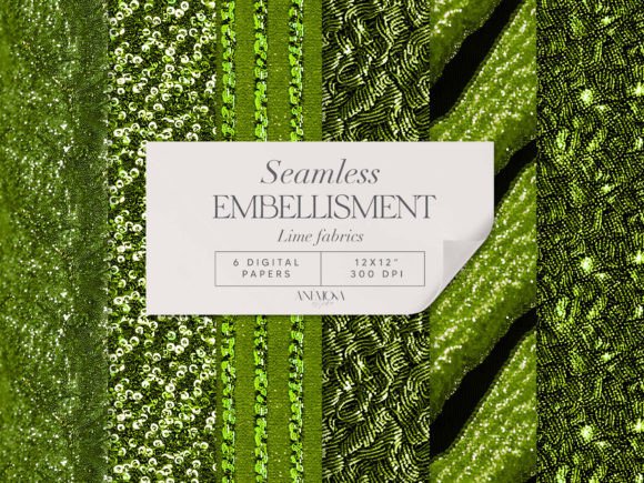 Green Embroidery Sequin Fabric Paper – A Designer's Review