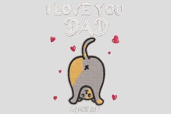 I Love You DAD Family Quotes Embroidery: A Designer’s Sweatshirt Edit