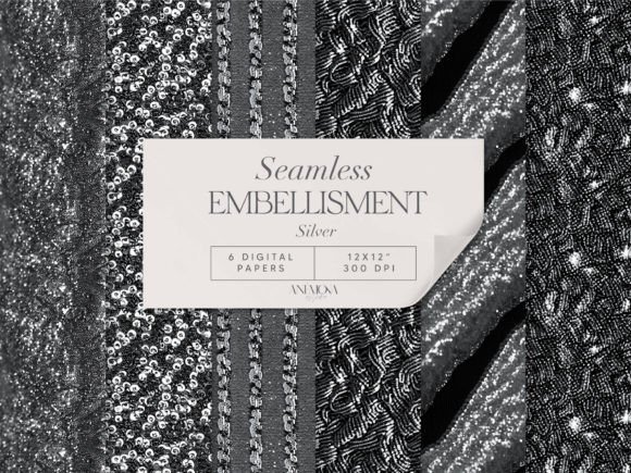 Silver Embroidery Sequin Fabric Paper: A Seasonal Asset