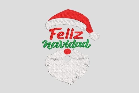 Spanish Christmas Santa Claus Embroidery Design Review