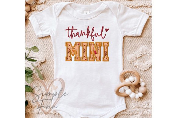 Thankful MINI Applique Embroidery Design