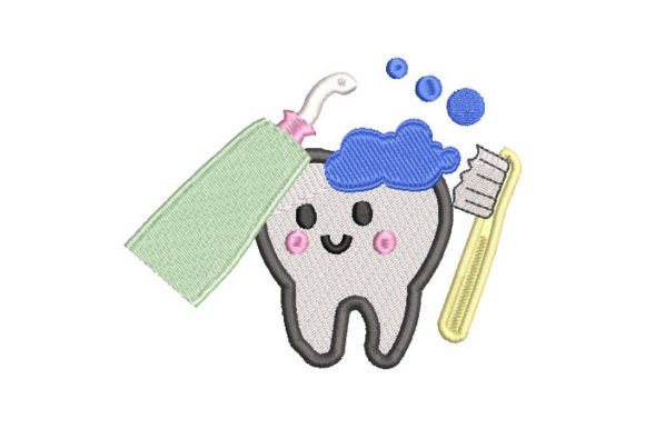 Tooth and Brush Embroidery Design Review